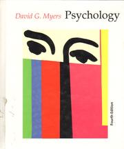 Cover of: Psychology by David G. Myers, David G. Myers