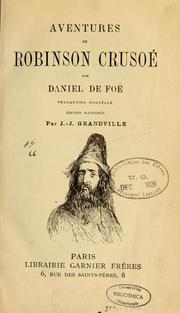 Cover of: Aventures de Robinson Crusoe