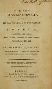 Cover of: The new Pharmacopoeia of the Royal College of Physicians of London