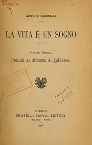 Cover of: La vita è un sogno.