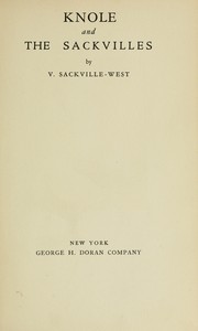 Cover of: Knole and the Sackvilles