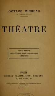 Cover of: Théâtre