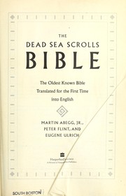 Cover of: The Dead Sea scrolls Bible: the oldest known Bible