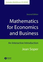 Cover of: Mathematics for Economics and Business: An Interactive Introduction