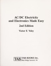 Cover of: AC/DC electricity and electronics made easy