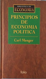 Cover of: Principios de economía política