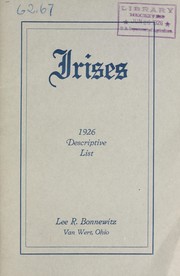 Cover of: Irises by Lee R. Bonnewitz (Firm)