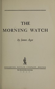 Cover of: The morning watch