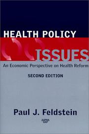 Cover of: Health Policy Issues: An Economic Perspective on Health Reform Second Edition
