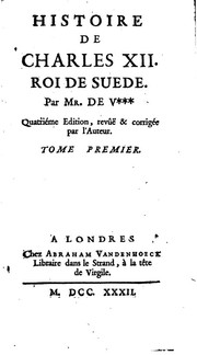 Histoire de Charles XII by Voltaire