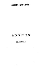 Cover of: Addison: Selections from Addison's Papers Contributed to the Spectator