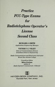 Cover of: Practice FCC-type exams for radiotelephone operator's license, second class