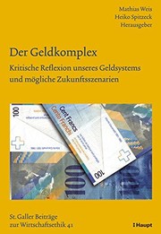 Cover of: Der Geldkomplex by Unknown