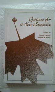 Cover of: Options for a new Canada