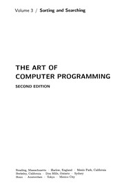 Cover of: The art of computer programming: Fundamental algorithms