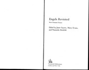 Cover of: Engels revisited: new feminist essays