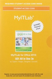 Cover of: Mylab It with Pearson Etext -- Access Card -- For Go! All in One