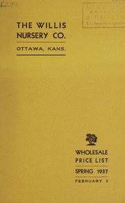 Cover of: Wholesale price list: spring 1937, February 5