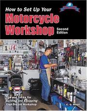 How to set up your motorcycle workshop by C. G. Masi