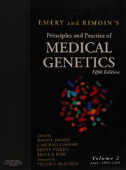 Cover of: Emery and Rimoin's principles and practice of medical genetics.