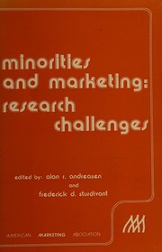 Cover of: Minorities and marketing: Research challenges