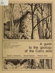 Cover of: A Guide to the geology of the Cairo area