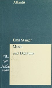 Cover of: Musik und Dichtung.