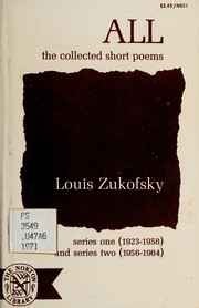 Cover of: All the collected short poems, 1923-1964.