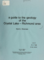 Cover of: Guide to the geology of the Crystal Lake--Richmond area