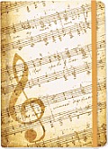 Music Staff Paper Journal