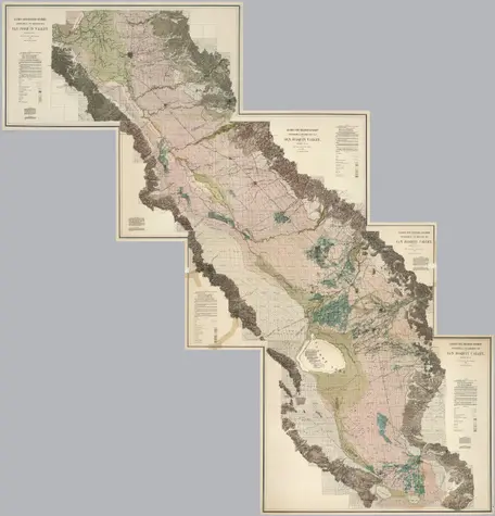 Composite: Sheets Nos. 1-4, Irrigation Map of the San Joaquin Valley, California.;Hall, Wm. Ham. (William Hammond); California State Engineering Department;1886;5833.005