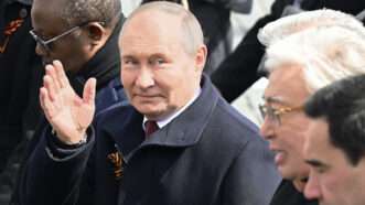 Russian President Vladimir Putin is seen at a military parade | Kommersant Photo Agency/Kommersant/Newscom