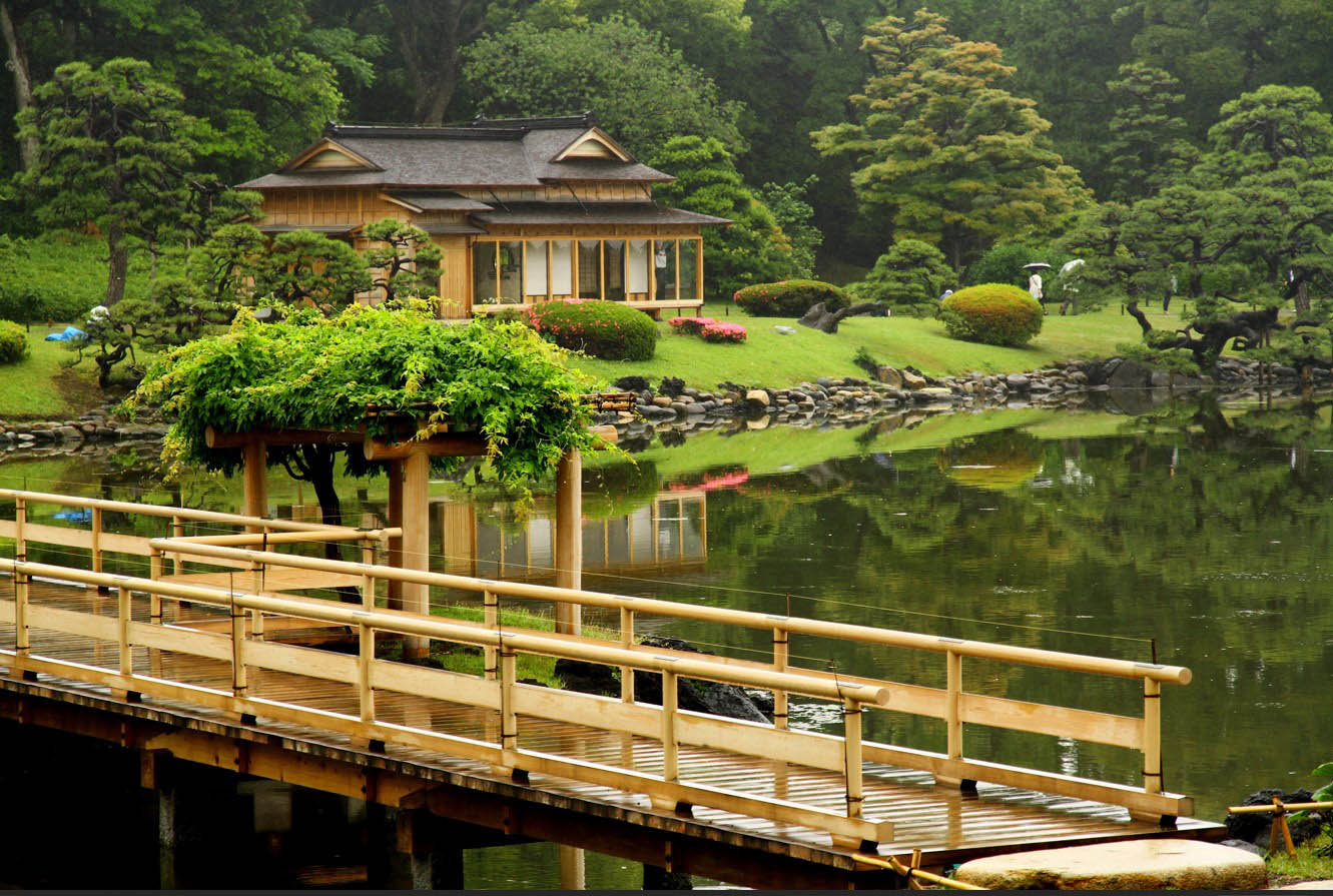 Hamarikyu Garden ⒸShutterstock