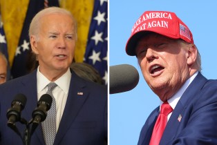 Joe Biden and Donald Trump.