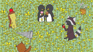 Un reto viral para expertos: ubica la abeja escondida entre las flores en esta imagen