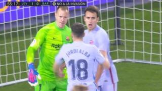 Le da vida a los catalanes: Ter Stegen atajó penal en el Barcelona vs. Levante por LaLiga