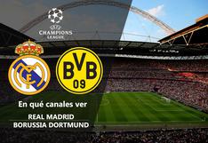 En qué canal ver R. Madrid vs. Dortmund por TV y online