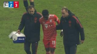 Preocupación desde Canadá: Alphonso Davies se lesionó en Bayern Múnich [VIDEO]