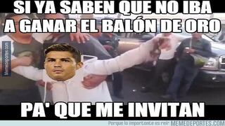 Balón de Oro: Cristiano Ronaldo fue 'vacilado' en los memes tras no ganar (FOTOS)