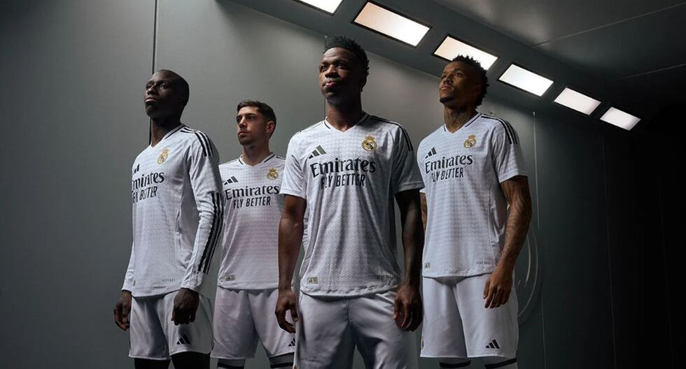 Las mejores imágenes de la nueva camiseta del Real Madrid, la primera que lucirá Mbappé