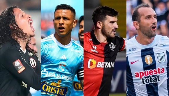 El cronograma de partidos de Universitario, Sporting Cristal, Melgar y Alianza Lima. (Foto: Collage)