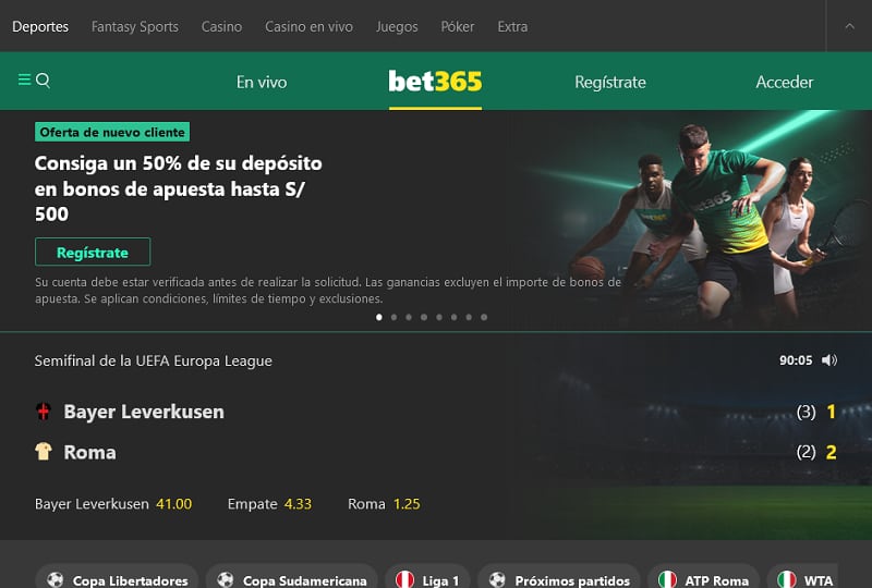 Es posible jugar en casino con PayPal en Bet365