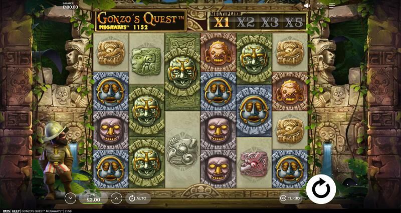 gonzos quest megaways