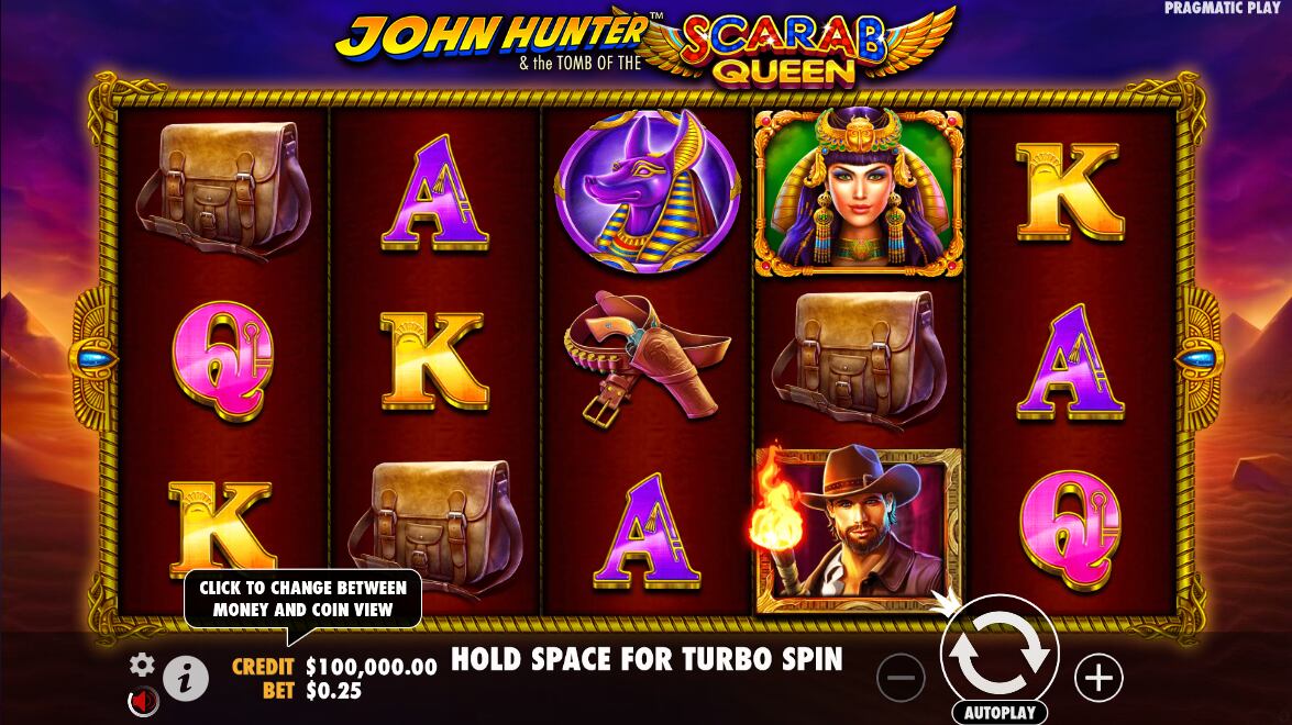 Juego de tragamonedas John Hunter and the tomb of the Scarab Queen