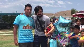 Sporting Cristal: Jorge Cazulo celebra su cumpleaños recibiendo el cariño de los hinchas