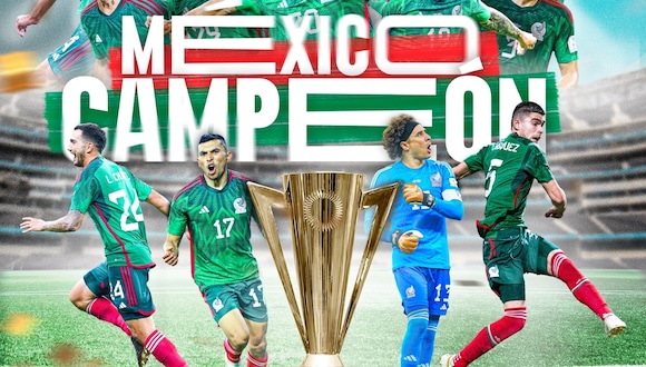 México es el nuevo campeón de la Copa Oro 2023! Revisa la victoria de la ‘Tri’ que derrotó 1-0 a Panamá. (Foto: @miseleccionmx).