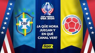 Canales TV: Brasil vs Colombia por la fecha 3 de la Copa América 2024