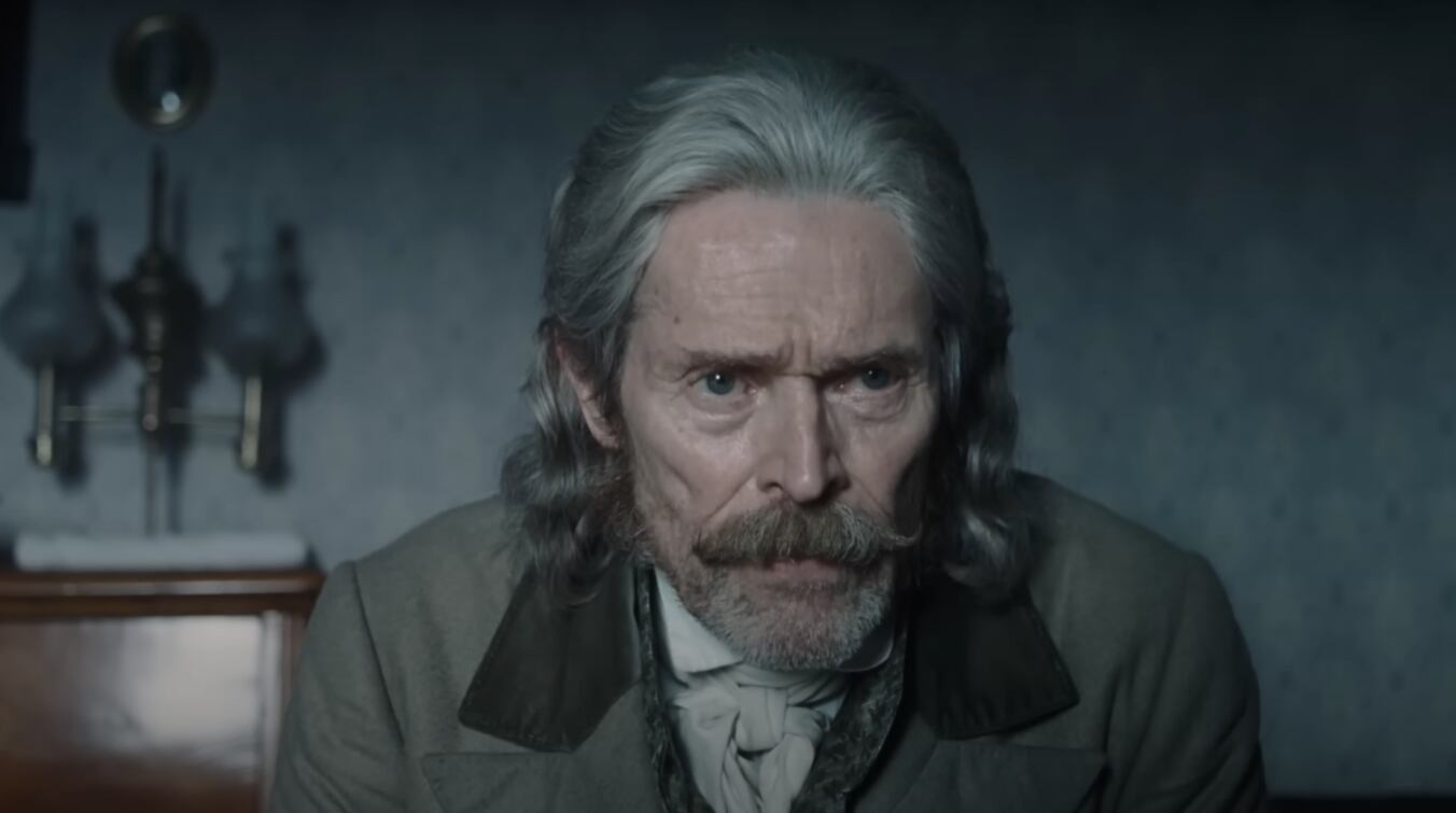 Willem Dafoe interpreta al profesor Albin Eberhart Von Franz en “Nosferatu” (Foto: Studio 8)