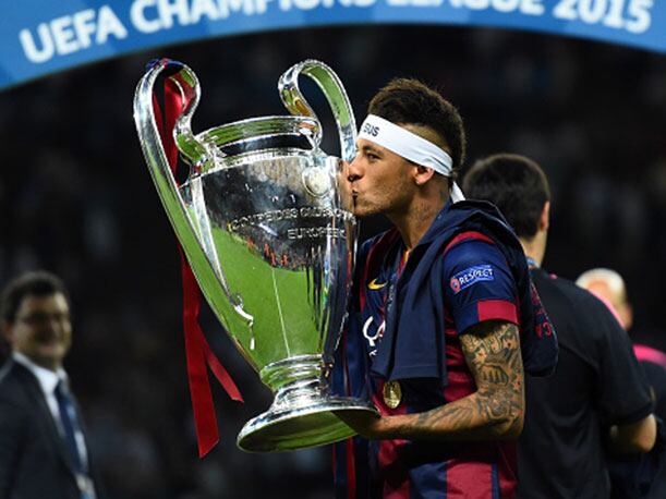 Neymar jugó su primera final de Champions League. (Foto: Getty Images)