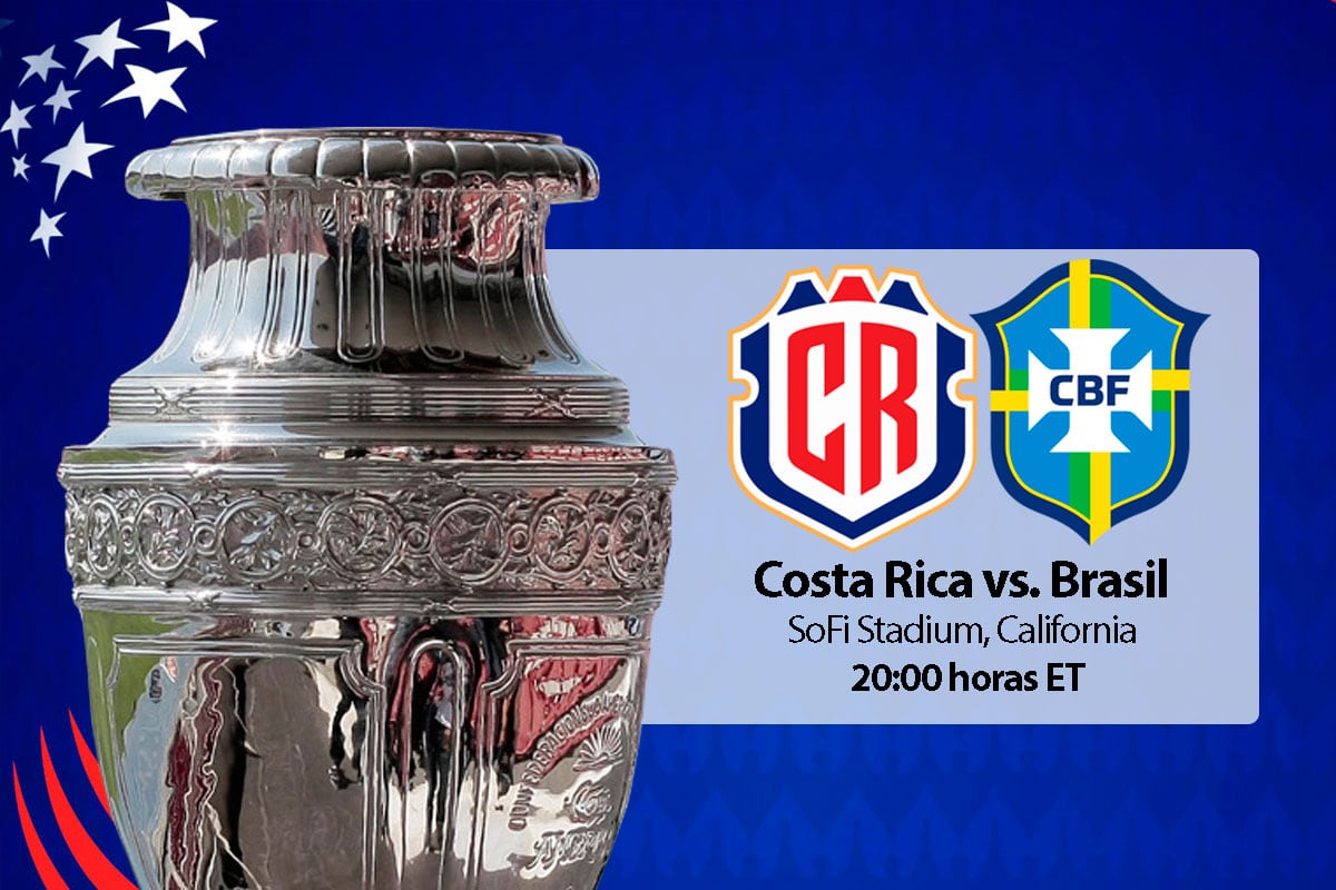 La Selección de Costa Rica dirigida por Gustavo Alfaro debutará en esta Copa América 2024 ante la Selección de Brasil por la jornada 1 del Grupo D el próximo lunes 24 de junio de 2026 a las 7:00 p.m. hora de Centroamérica.